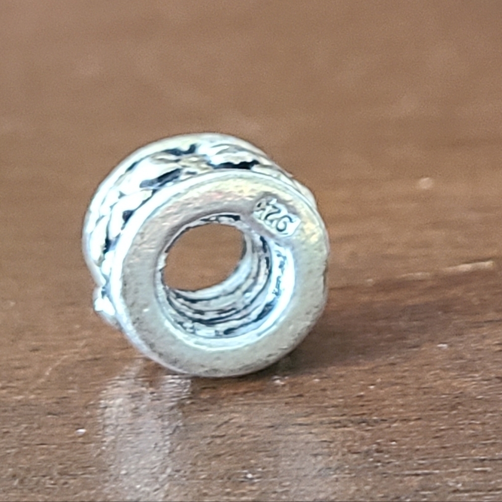 SALE! Silver 925 Spacer Bead Charm - Picture 3 of 3